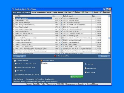 Capture d'écran de l'application Duplicate Music Files Finder - #2