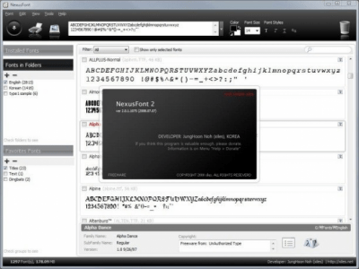 Capture d'écran de l'application NexusFont - #3