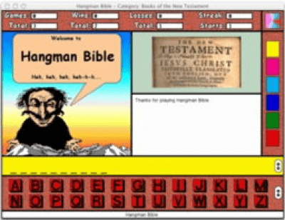 Capture d'écran de l'application Hangman Bible - #1