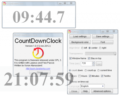 Capture d'écran de l'application CountDownClock - #1