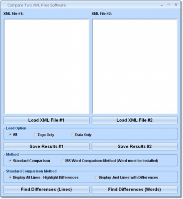 Capture d'écran de l'application Compare Two XML Files - #1