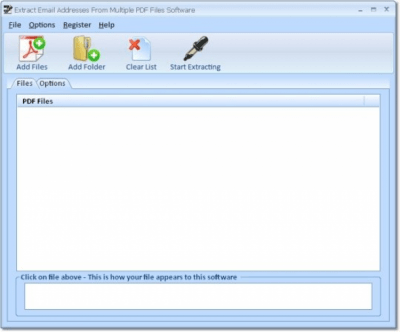 Capture d'écran de l'application Extract Email Addresses From Multiple PDF Files - #1