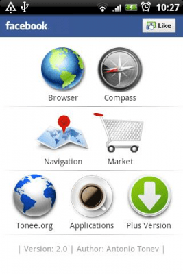 Capture d'écran de l'application Browser Widget - #1