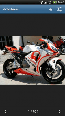 Capture d'écran de l'application Motos - #5