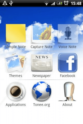 Capture d'écran de l'application Organisateur - #4