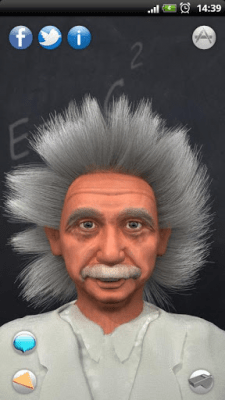 Capture d'écran de l'application Albert parlant en 3D - #4