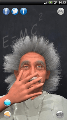 Capture d'écran de l'application Albert parlant en 3D - #7