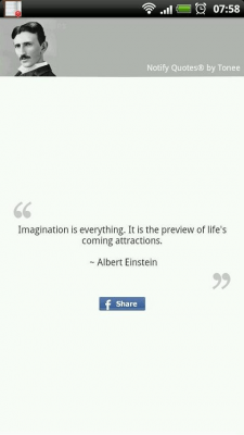 Capture d'écran de l'application Popup Quotes - #7