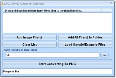 Capture d'écran de l'application JPG To PNG Converter Software - #1