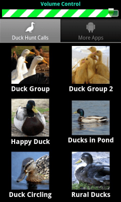 Capture d'écran de l'application Duck Hunting Calls - #2
