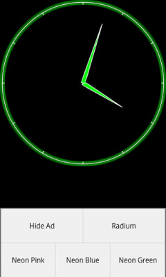 Capture d'écran de l'application Analog Night Clock - #4