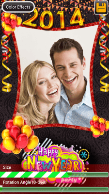 Capture d'écran de l'application New Year Frames - #3