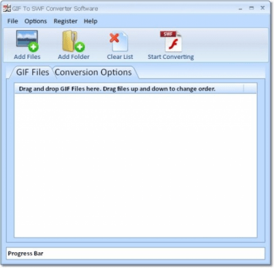 Capture d'écran de l'application GIF To SWF Converter - #1