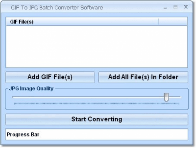 Capture d'écran de l'application GIF To JPG Batch Converter - #1