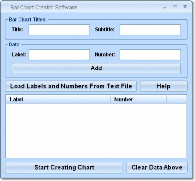 Capture d'écran de l'application Bar Chart Creator - #1