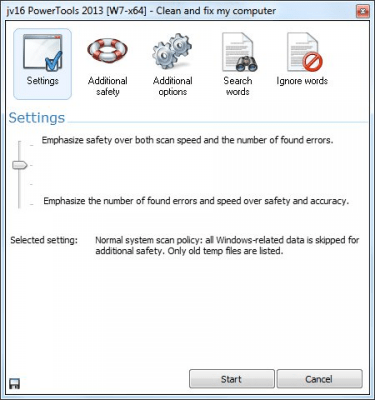 Capture d'écran de l'application jv16 PowerTools - #3