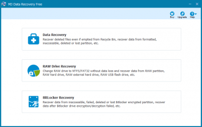 Capture d'écran de l'application M3 Data Recovery Free - #1