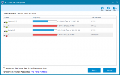 Capture d'écran de l'application M3 Data Recovery Free - #2