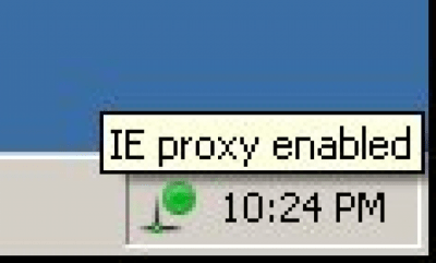 Capture d'écran de l'application IE Proxy Toggle - #1