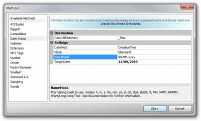 Capture d'écran de l'application FileSieve 3 - #2