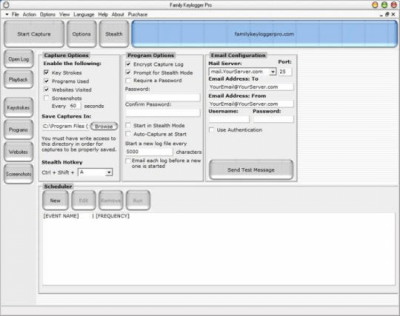 Capture d'écran de l'application Family Keylogger Pro - #1