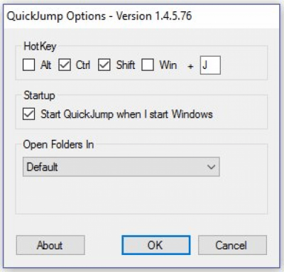 Capture d'écran de l'application QuickJump - #3