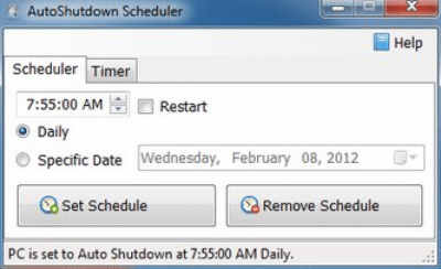 Capture d'écran de l'application Auto Shutdown Scheduler - #1