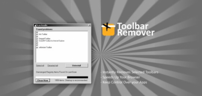 Capture d'écran de l'application Toolbar Remover - #1