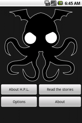 Capture d'écran de l'application Lovecraft Fan - #2