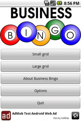 Capture d'écran de l'application Business Bingo - #2
