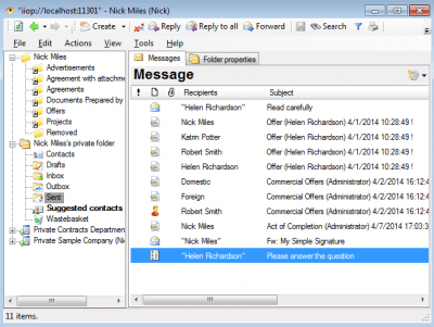 Capture d'écran de l'application Plate-forme de gestion électronique de documents FossLook - #16