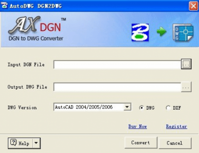 Capture d'écran de l'application DGN to DWG Converter - #1