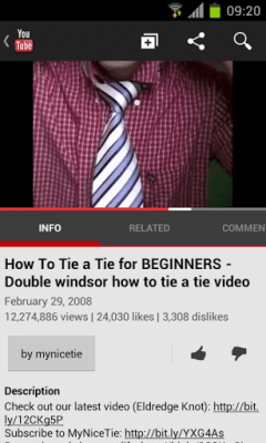 Capture d'écran de l'application how to tie a tie - #2
