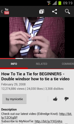 Capture d'écran de l'application how to tie a tie - #5