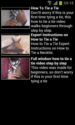 Capture d'écran de l'application how to tie a tie - #6