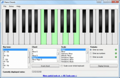 Capture d'écran de l'application Piano Chords - #1