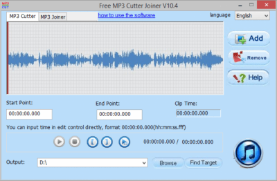 Capture d'écran de l'application Free MP3 Cutter Joiner - #1