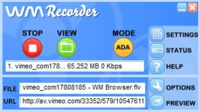 Capture d'écran de l'application WM Recorder - #1