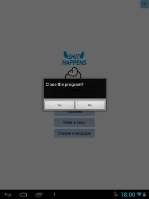 Capture d'écran de l'application Shit Happens - #4