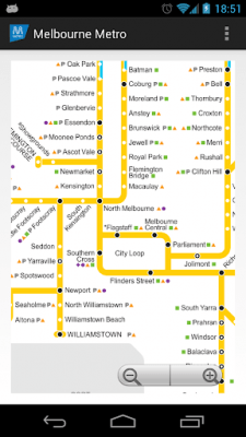 Capture d'écran de l'application Melbourne Metro MAP - #2