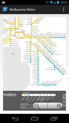 Capture d'écran de l'application Melbourne Metro MAP - #3