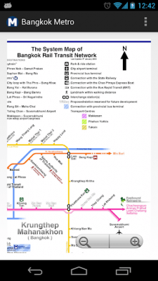 Capture d'écran de l'application Bangkok Metro MAP - #1