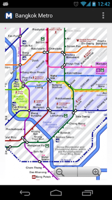 Capture d'écran de l'application Bangkok Metro MAP - #2