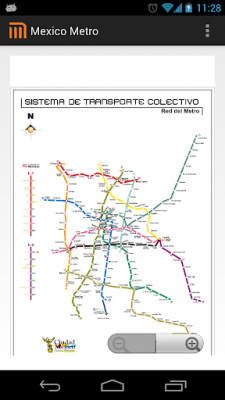 Capture d'écran de l'application Mexico D.F Metro MAP - #1