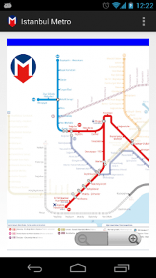 Capture d'écran de l'application Istanbul Metro - #3