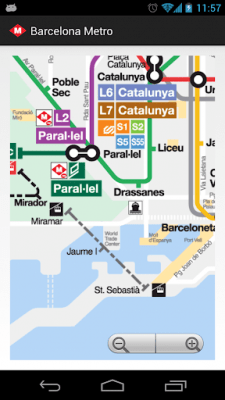 Capture d'écran de l'application BCN Metro MAP - #3