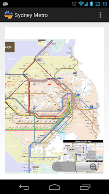 Capture d'écran de l'application Sydney Metro MAP - #1