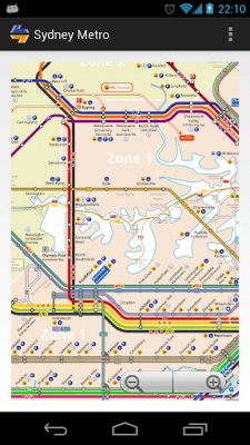 Capture d'écran de l'application Sydney Metro MAP - #2