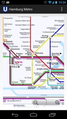 Capture d'écran de l'application Hamburg Metro MAP - #1