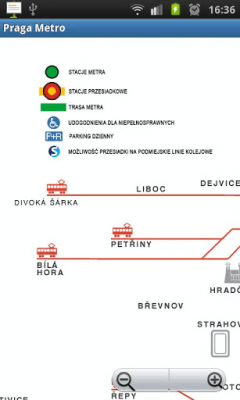 Capture d'écran de l'application Praga Metro - #3